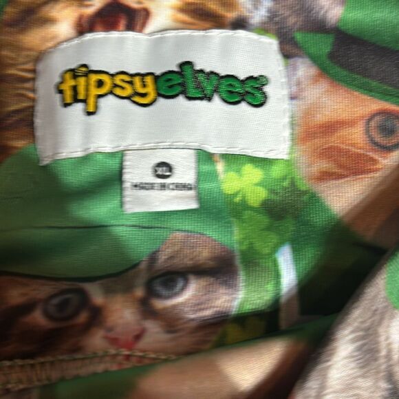 Tipsy elves women’s xl St. cattys day high waisted leggings new Irish novelty - Picture 4 of 6